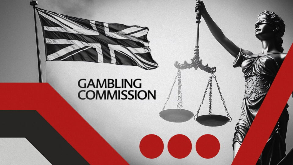 UK Gambling Commission rules on withdrawal timeframes — featuring the Union Jack flag, scales of justice, and UKGC logo